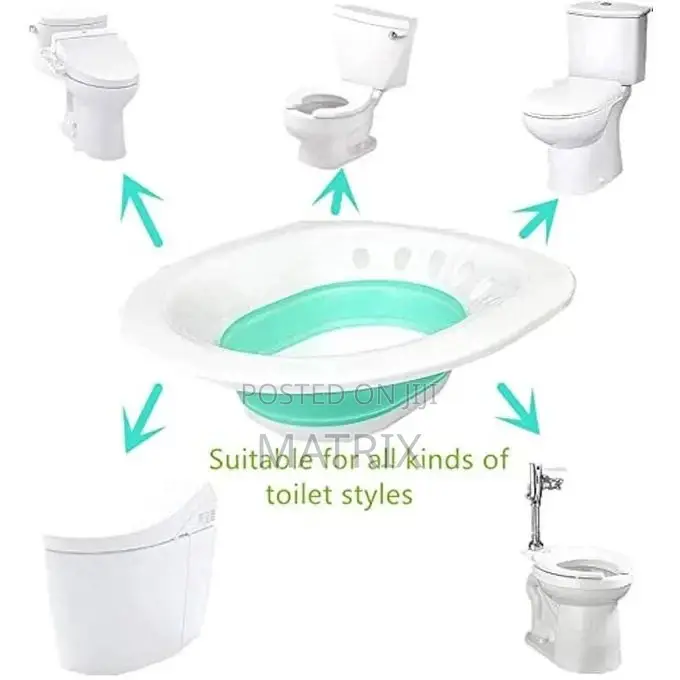 Steam Seat on Toilet Sitz Bath– Foldable Toilet Soaking Sink