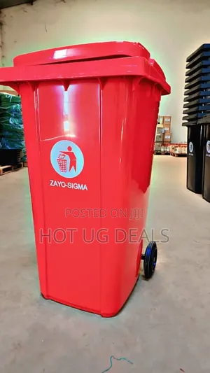 Outdoor 240l Plastic Waste Bin- Standard Household Size