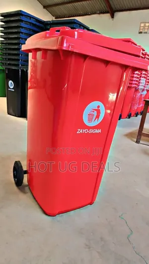 Outdoor 240l Plastic Waste Bin- Standard Household Size