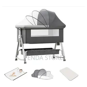 Multifunctional Bedside Baby Bed Crib – Adjustable Baby Bed Crib
