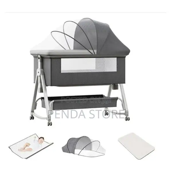 Multifunctional Bedside Baby Bed Crib – Adjustable Baby Bed Crib