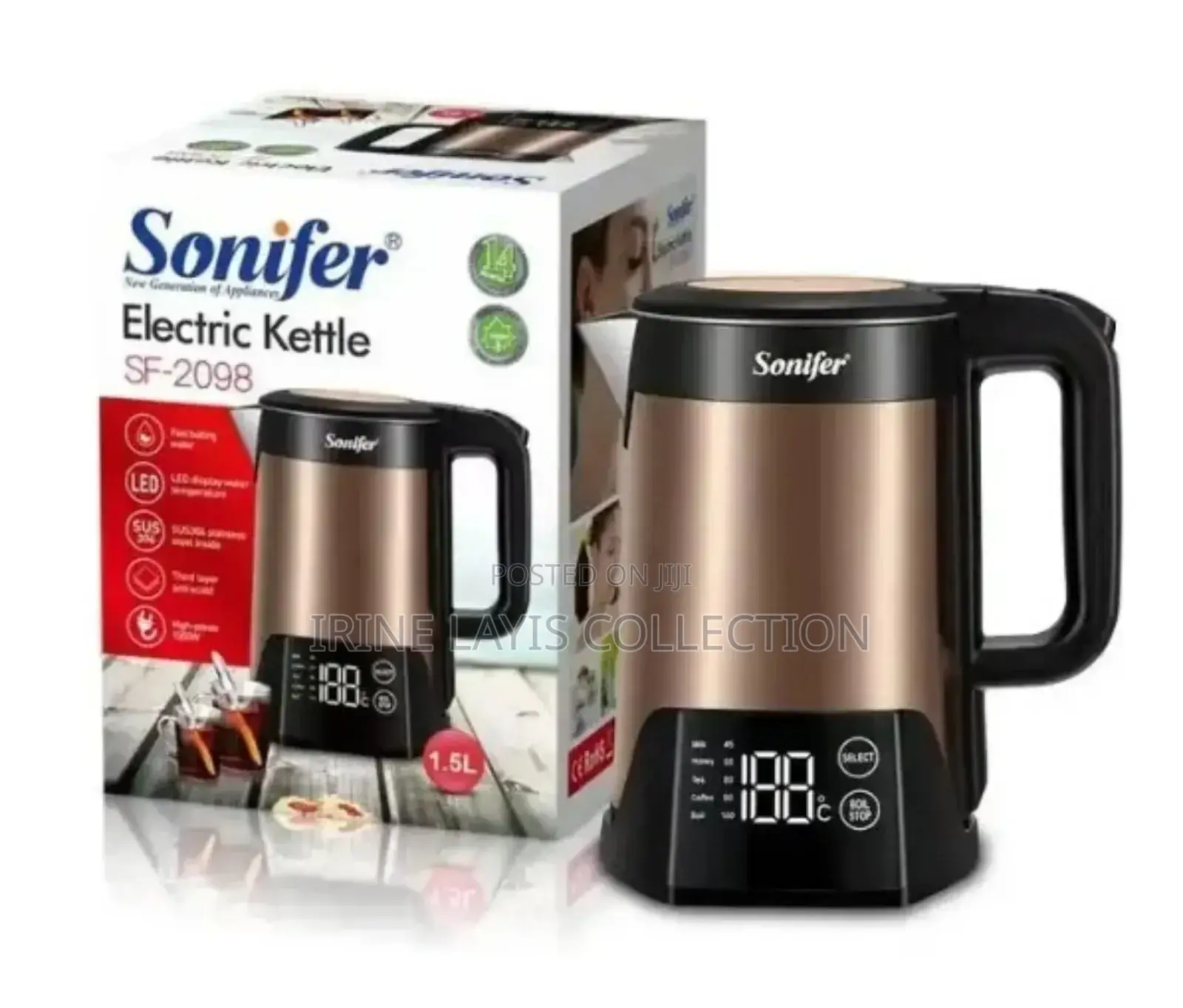 Sonifer Digital Electric Kettle/Pacolator