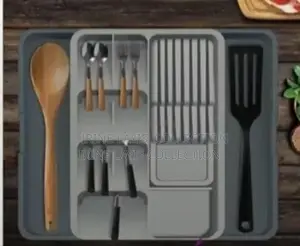 Plastic Cutlery Organizer.