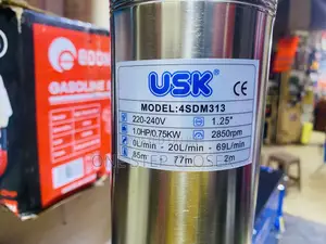85 Meters Submasible Water Pump / 278 Feet Underground Water Pump