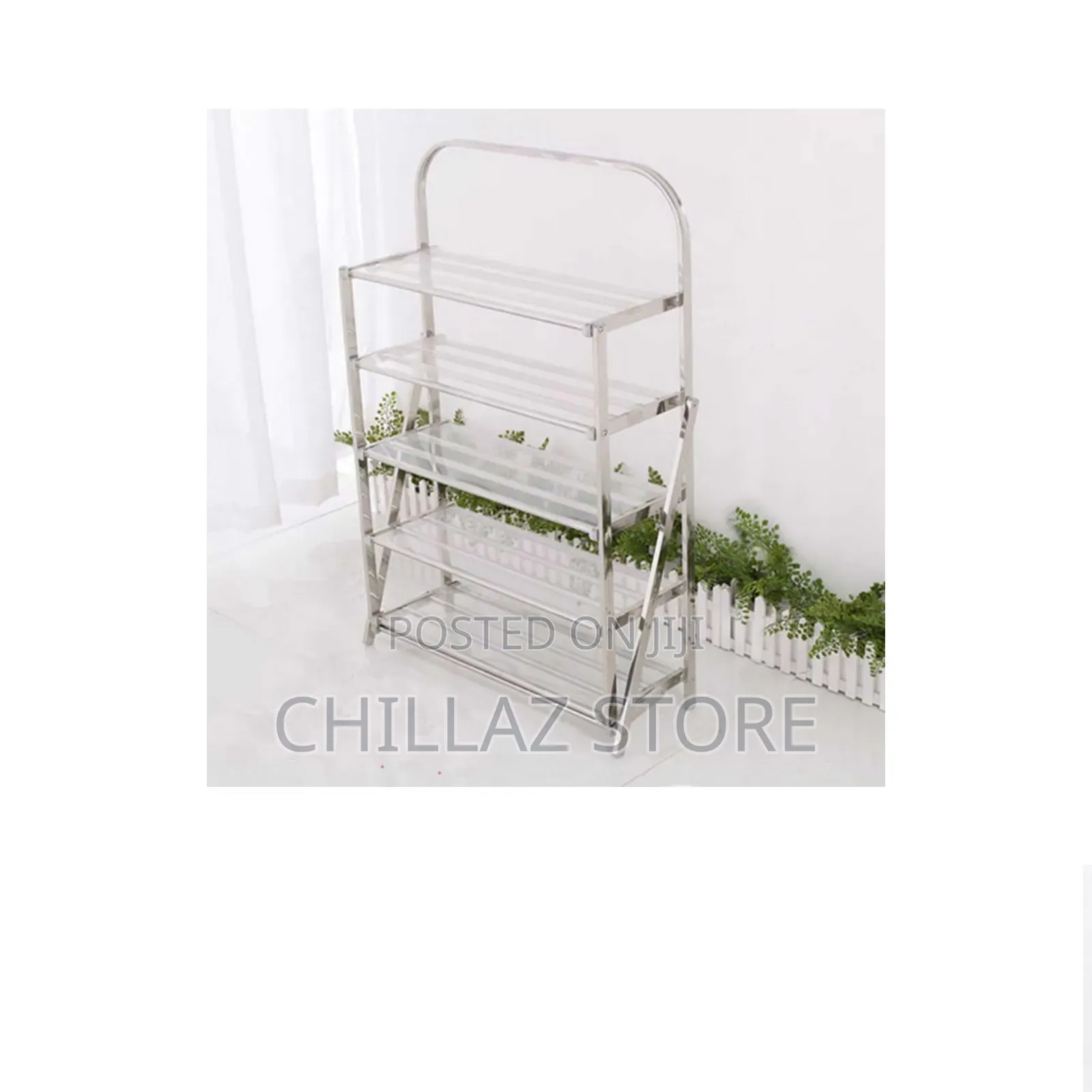 5 Steps Steel Foldable Shoe Rack.