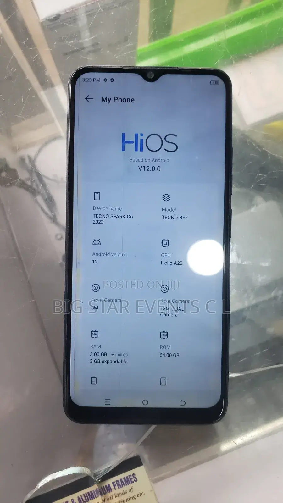 Tecno Spark Go 2023 64 GB Blue