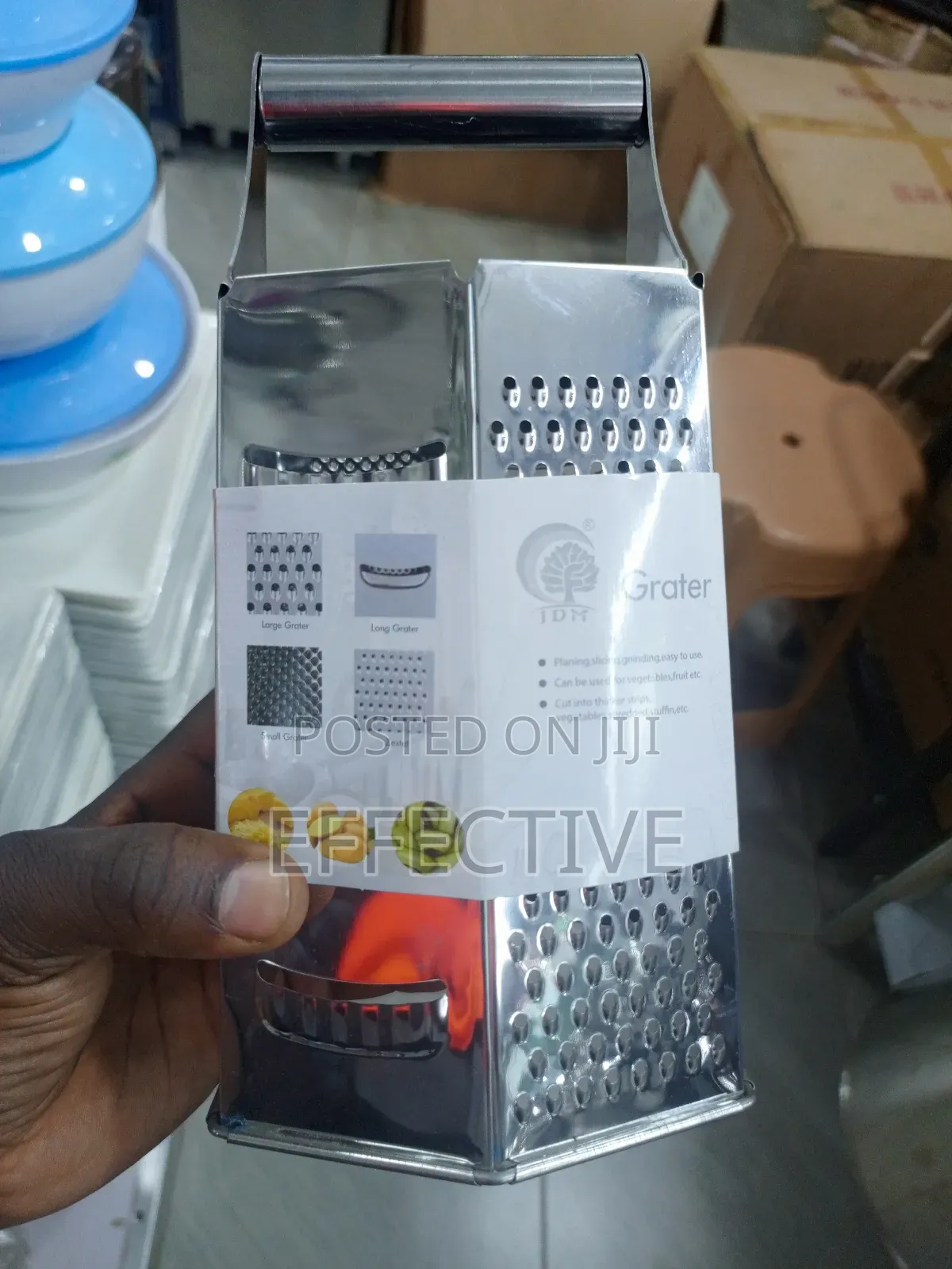 Six-Sided Stainless Steel Box Grater