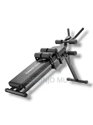 Adjustable Abdominal Bench for Home Gym - Foldable Durable