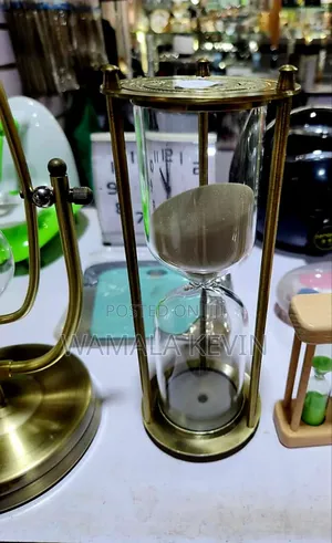 Decorative Brass Hourglass