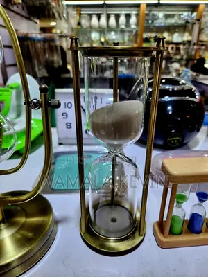 Decorative Brass Hourglass