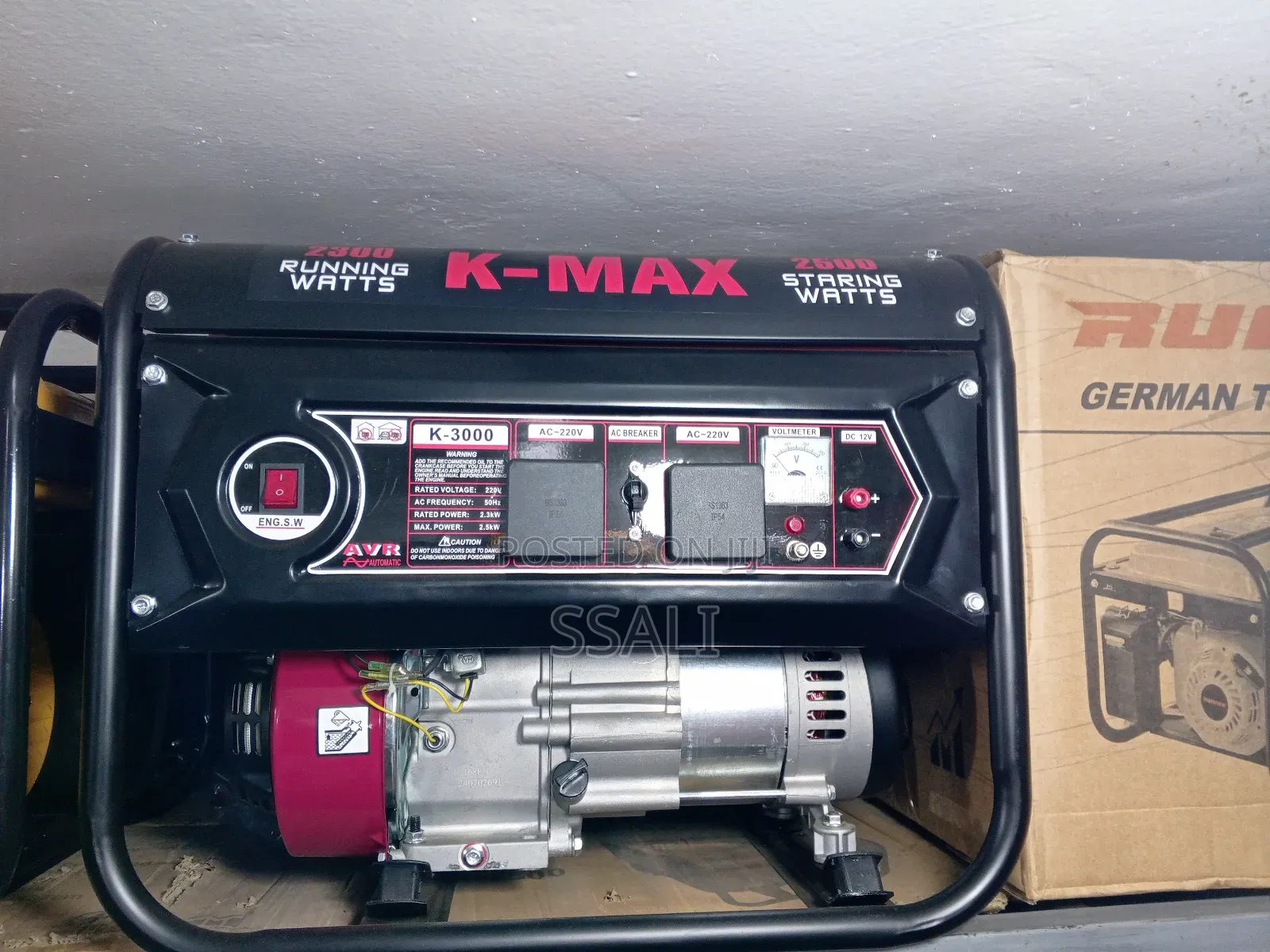 2.5kva K. Max Generator