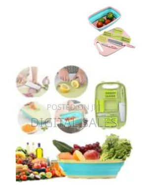 Camping Cutting Board, 9-in-1 Multi Collapsible Cutting Board