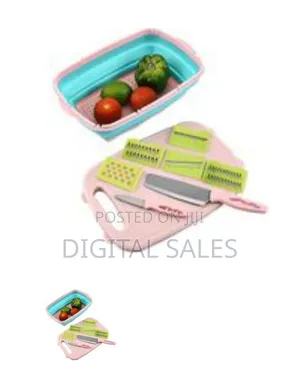 Camping Cutting Board, 9-in-1 Multi Collapsible Cutting Board