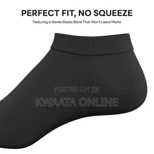 Ankle Socks 5 Pairs Premium Cotton Non Slip Lightweight Low Cut Socks