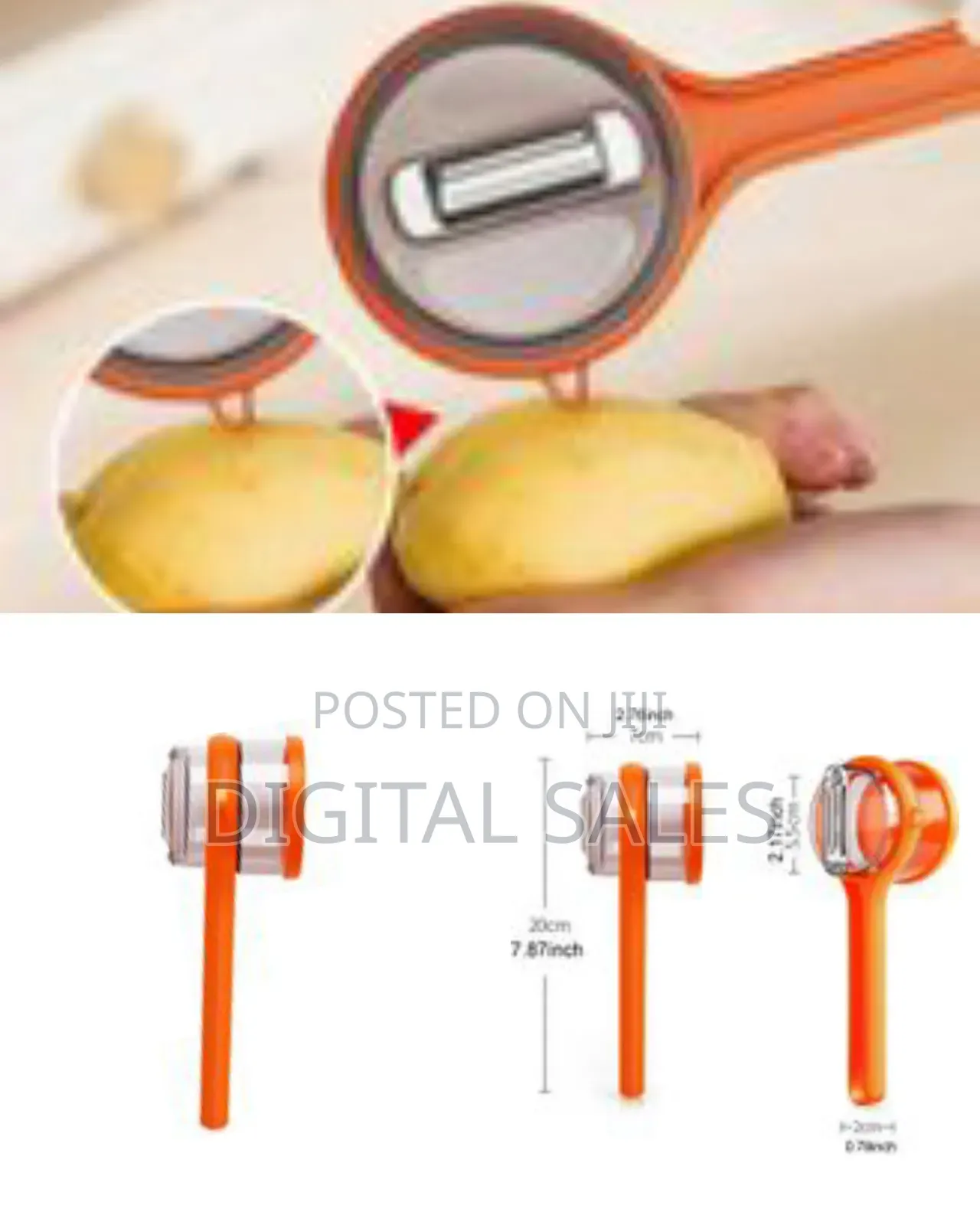 Multifunctional Sided Stainless Steel Blade Peeler With Storage Box