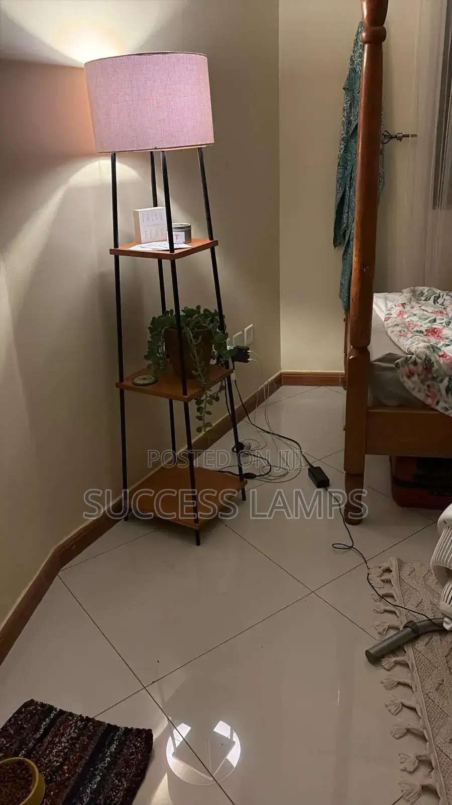 Three Shelves Standing Floor Lamps