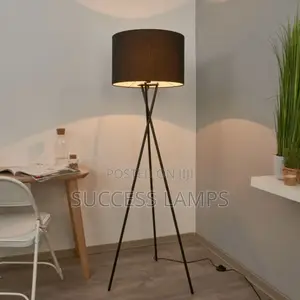 Tall Metallic Floor Lamps