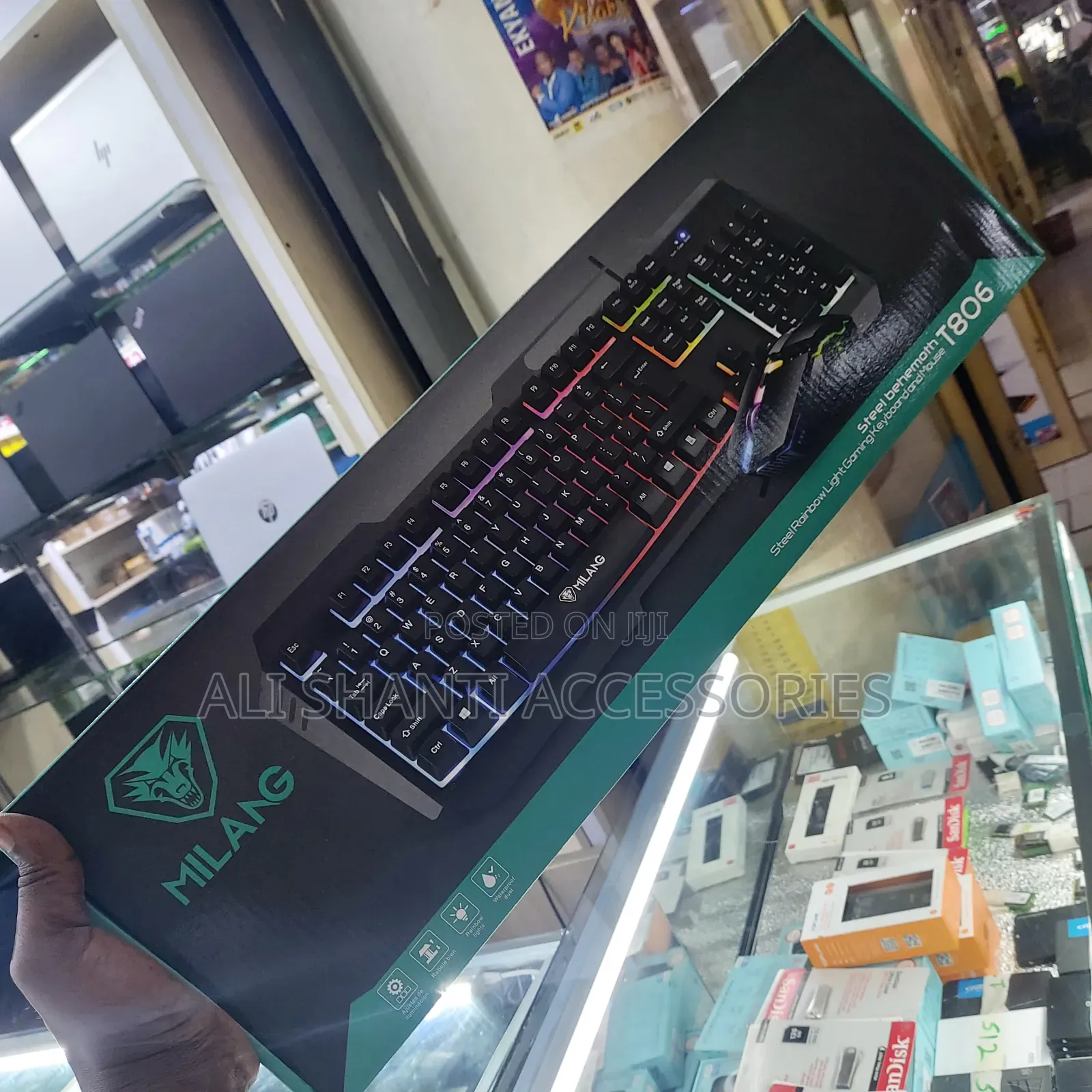 Gaming Keyboard and Mouse With Backlight