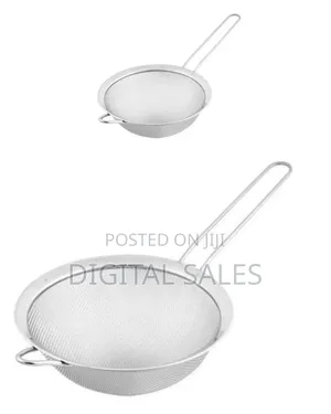 Kitchen Flour Colander Sifter Sieve Oil Mesh Wire Strainer 25cm,