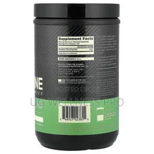 On Micronized Creatine Powder, Unflavored, 600g 120 Serving