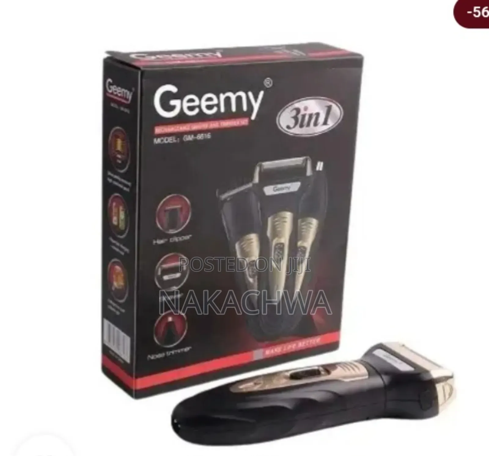Geemy Gm Rechargeable Hair Clipper and Trimmer