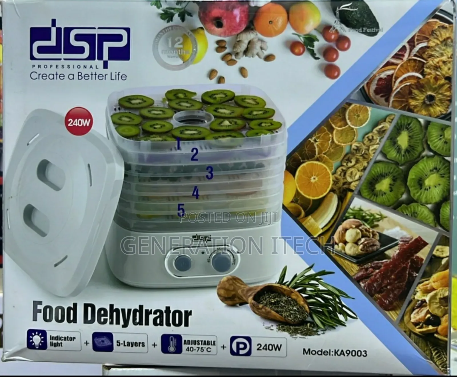 Dsp Food Dehydrator - Food Dryer