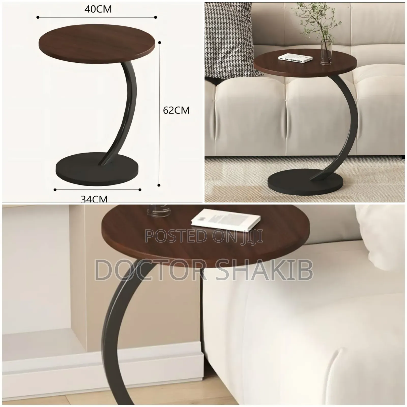 Luxurious C-Shaper(Curved) Coffee Beside Table