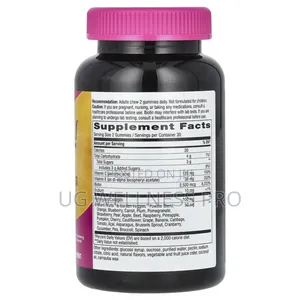 Nature's Way Alive! Hair, Skin Nails Gummies, Strawberry, 60 Gummies