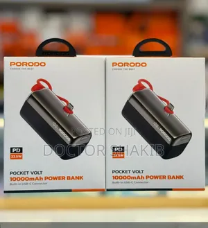 New Porodo Pocket Volt 10000mah Nano Power Bank