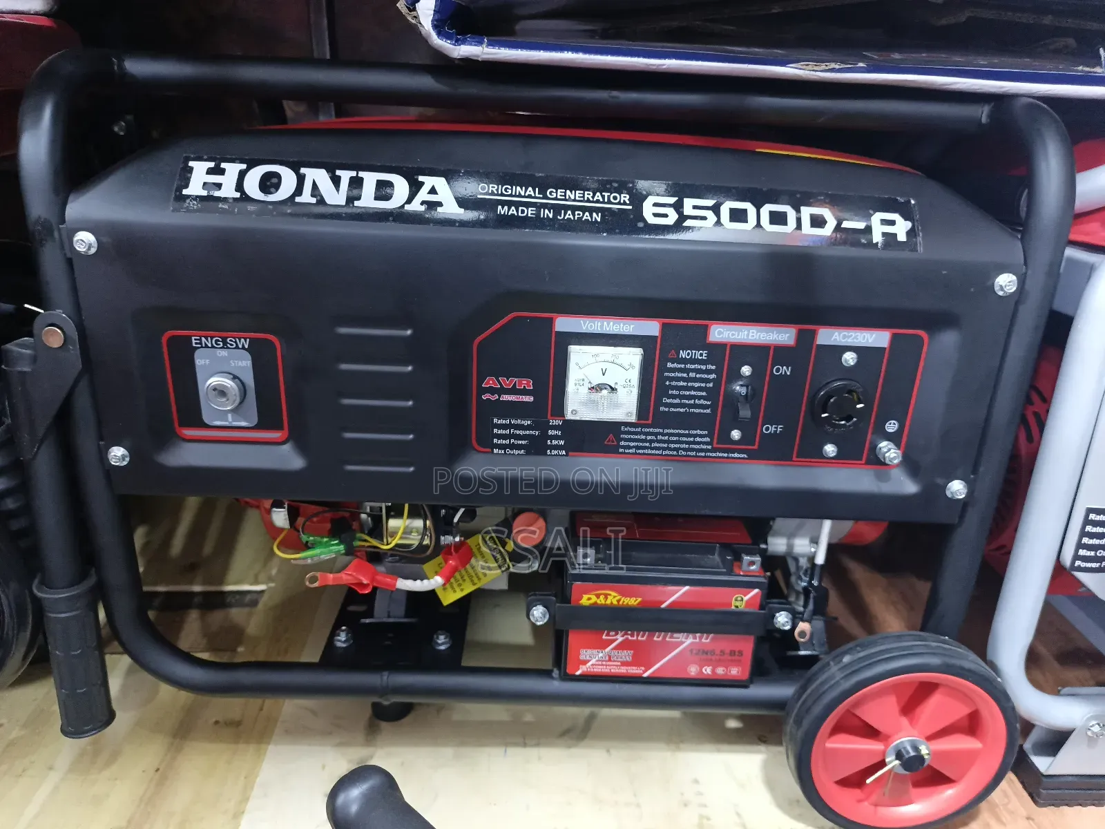 5.5kva Honda Generator