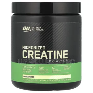 Optimum Nutrition, Micronized Creatine Powder, Unflavored, 300g 60 Ser