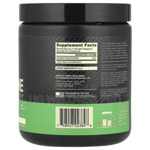 Optimum Nutrition, Micronized Creatine Powder, Unflavored, 300g 60 Ser