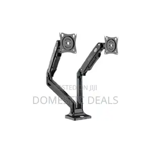 Double Arm Gas Strut Desktop Monitor Stand