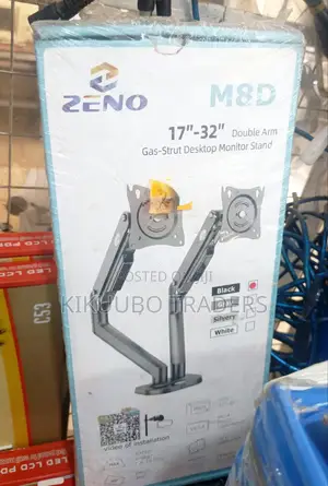 Dual Arm Desktop Monitor Stand