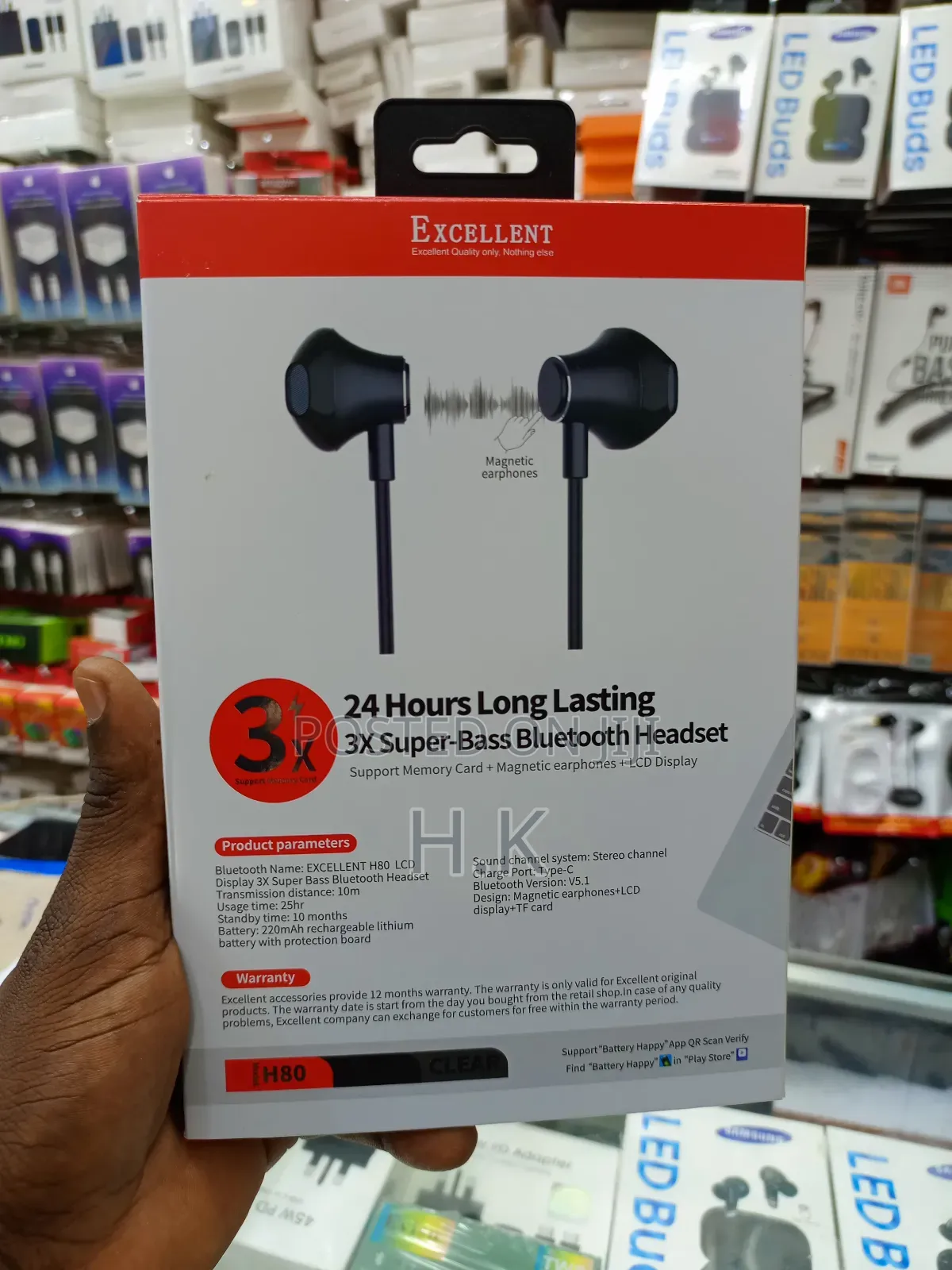 Excellent 3x Super-bass Bluetooth Headset.