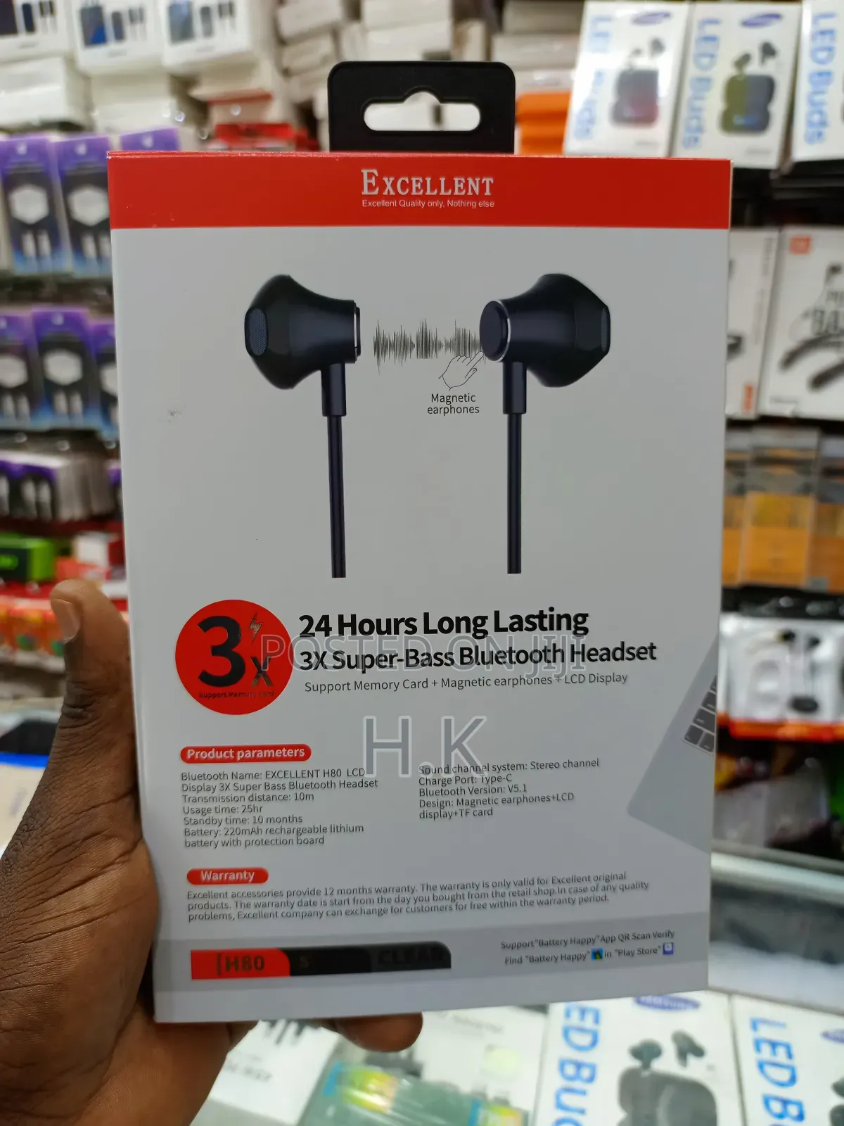 Excellent 3x Super-bass Bluetooth Headset.