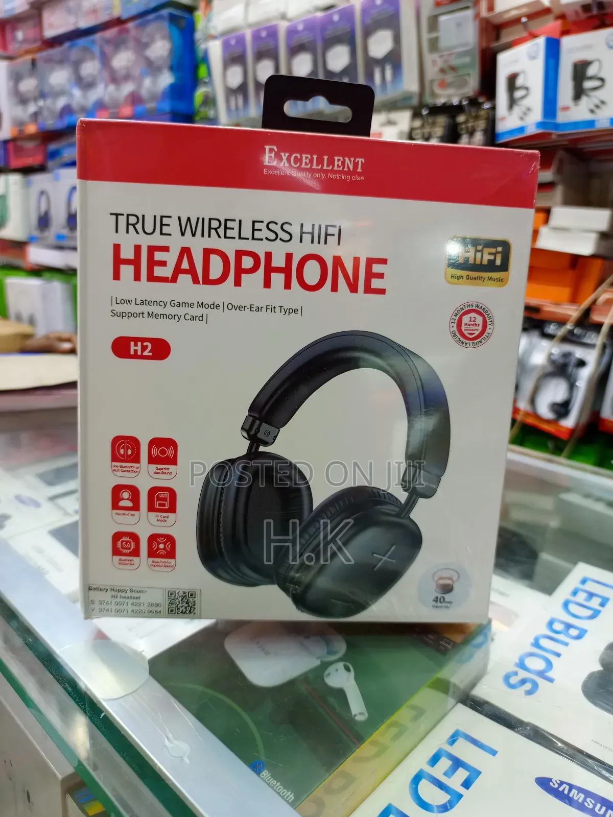 Excellent H2 True Wireless Hifi Headphone.