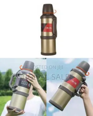 3l Stainless Steel Thermos Bottle Travel Water Kettle Vacuum Flask