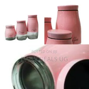 Ceramic Canisters for Sugar Tea and Coffee