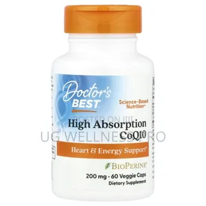 Doctor's Best High Absorption Coq10 200mg With Bioperine 60 Veggie Cap