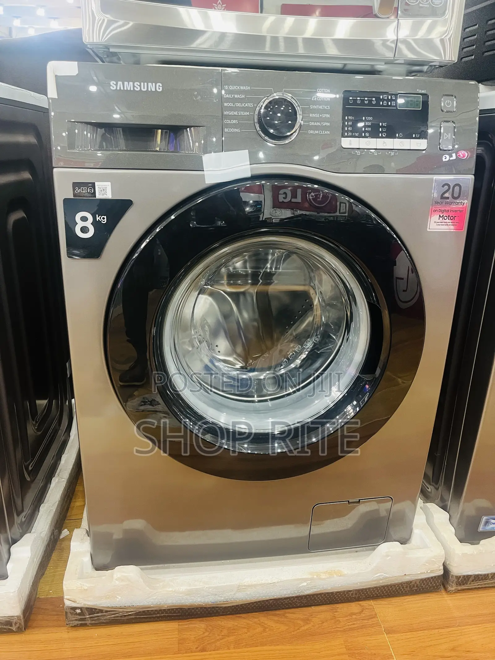 Samsung 8 KGS Front Loader Washing Machines Energy Saving