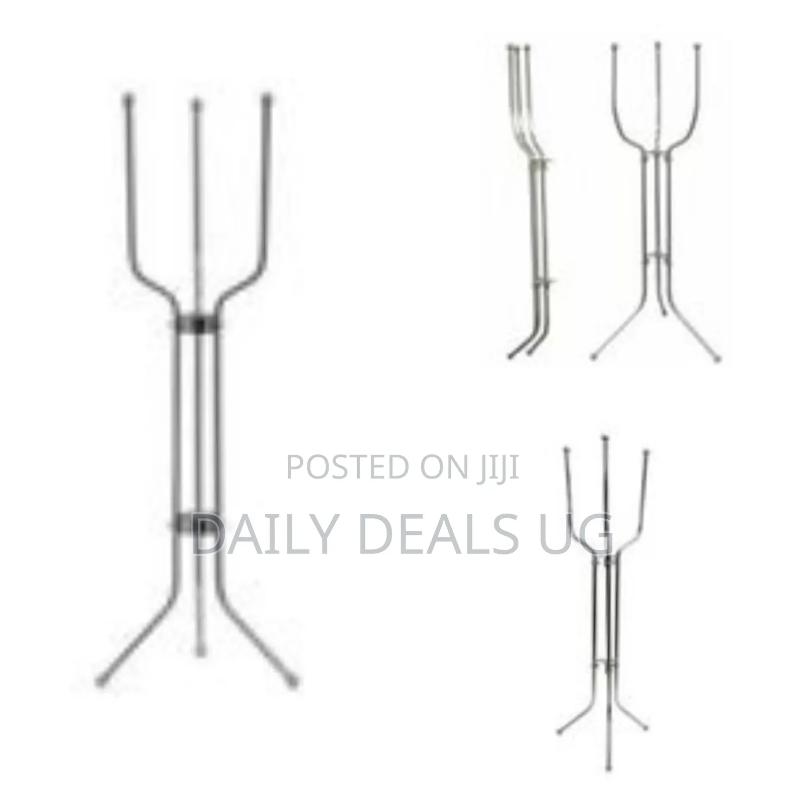 Stainless Steel Space Saving Chrome Wine Bucket Stand Only Champagne