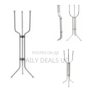 Stainless Steel Space Saving Chrome Wine Bucket Stand Only Champagne