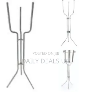 Stainless Steel Space Saving Chrome Wine Bucket Stand Only Champagne