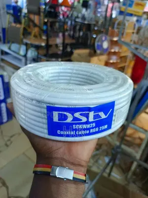 DSTV Rg6 Coaxial Cable, 25 Meters in Length.
