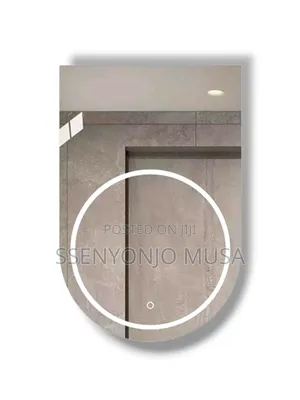 24''x35'' Led Semi-Oval Mirror - Frameless, 3 Light Options