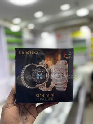 Hainoteko G14 Mini Smart Watch With Stylish Analog Watch
