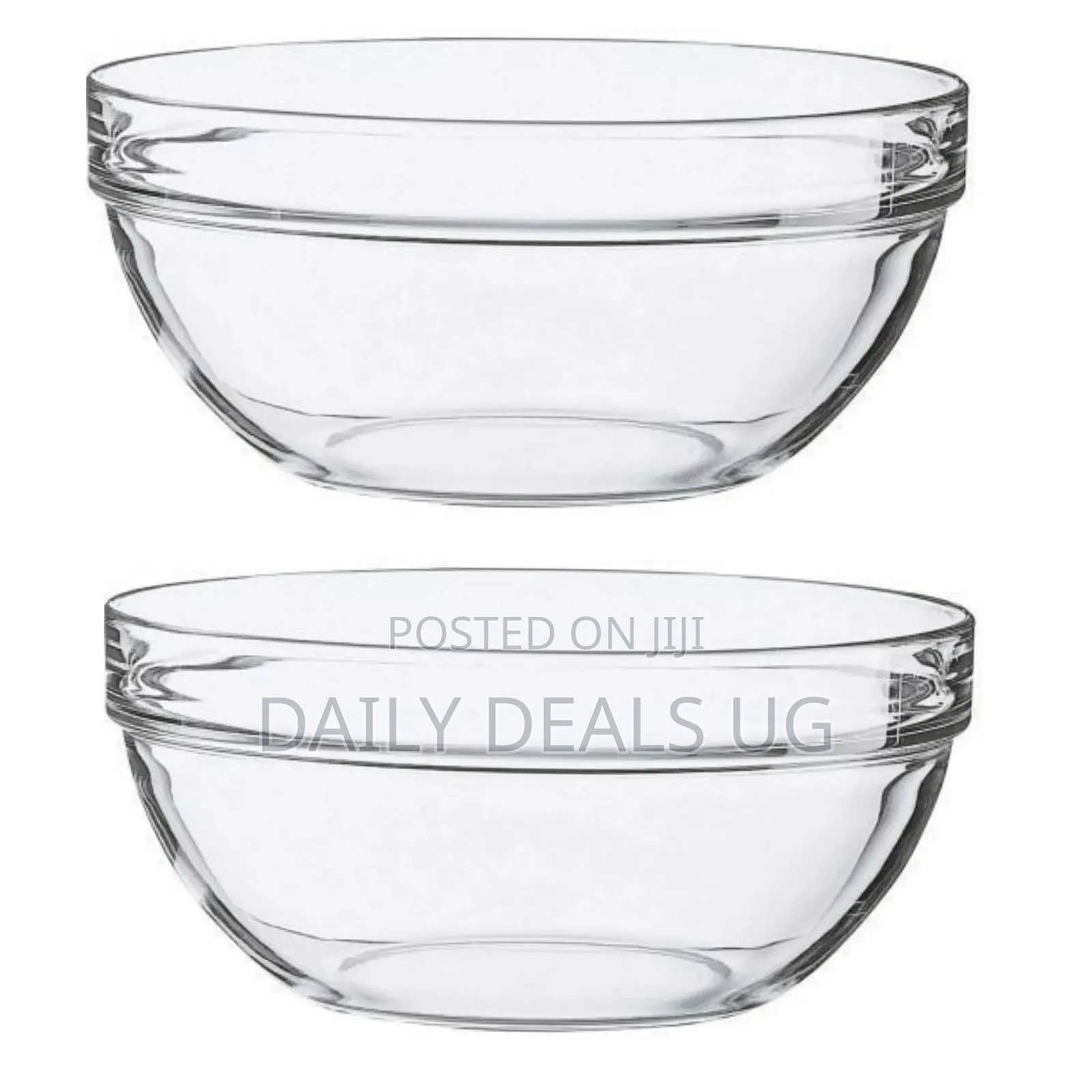 Luminarc 22cm Luminarc Glass Salad/Fruit Bowl-Colourless