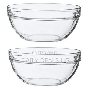 Luminarc 22cm Luminarc Glass Salad/Fruit Bowl-Colourless