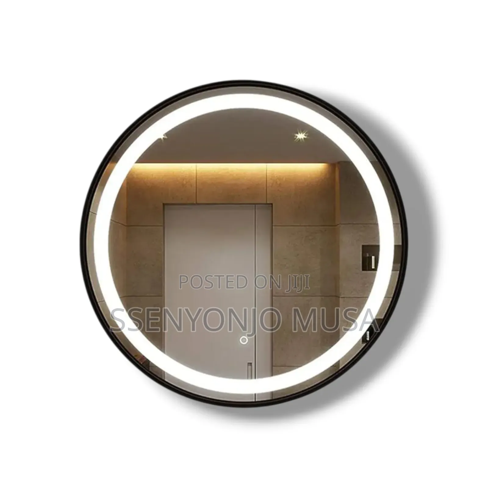 600x600mm Led Bathroom Mirror - Round, Touch Switch, 3 Color
